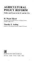 Agricultural policy reform : politics and process in the EC and the USA