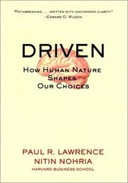 Cover of: Driven: How Human Nature Shapes our Choices