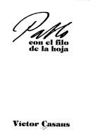 Cover of: Pablo, con el filo de la hoja