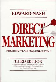 Cover of: Direct Marketing: Strategy, Planning, Execution