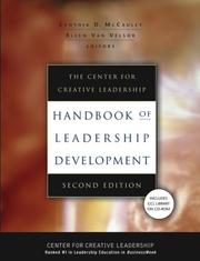 The Center for Creative Leadership handbook of leadership development