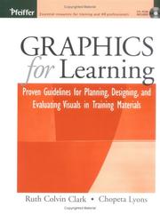 Cover of: Graphics for Learning by Ruth Clark, Chopeta Lyons