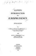 Introduction to jurisprudence by Lloyd of Hampstead, Dennis Lloyd Baron
