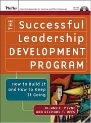 The successful leadership development program : how to build it and how to keep it going