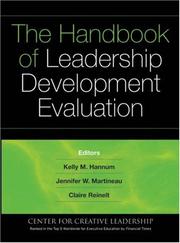 The handbook of leadership development evaluation