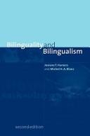 Bilingualité et bilinguisme by Josiane F. Hamers