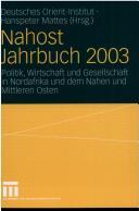 Cover of: Nahost-Jahrbuch 2003
