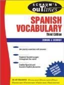 Schaum's outline of Spanish vocabulary