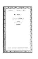 Cover of: Cantici