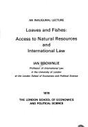 Loaves and fishes : access to natural resources and international law