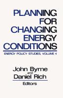 Planning for changing energy conditions