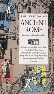 Cover of: The wisdom of ancient Rome