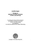 Cover of: Ann aherungen: Beitr age zur j udischen Geschichte und Kultur in Mittel- und Osteuropa