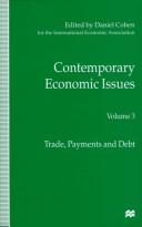Contemporary economic issues : proceedings of the Eleventh World Congress of the International Economic Association, Tunis