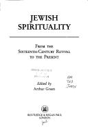 Cover of: Jewish spirituality |