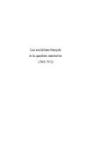 Les socialistes français et la question marocaine by Abdelkrim Mejri