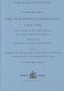 The Malaspina expedition, 1789-1794 : journal of the voyage of Alejandro Malaspina