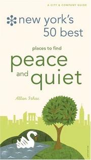 Cover of: New York's 50 best places to find peace & quiet