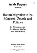 Return migration to the Maghreb : people and policies