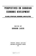 Cover of: Perspectives on Canadian economic development |