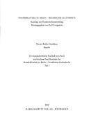 Cover of: Der handschriftliche Nachlass Jean Pauls und die Jean-Paul-Bestände der Staatsbibliothek zu Berlin Preussischer Kulturbesitz