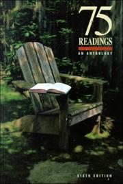 Cover of: 75 readings: an anthology