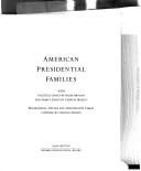 American presidential families