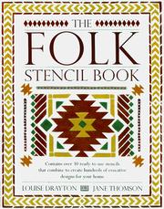 The folk stencil book by Louise Drayton