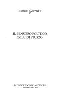Cover of: pensiero politico di Luigi Sturzo