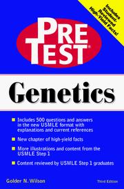 Genetics : pre test self-assessment and review