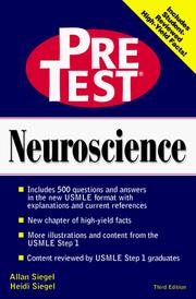 Neuroscience : PreTest self-assessment and review