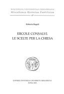 Cover of: Ercole Consalvi: le scelte per la Chiesa