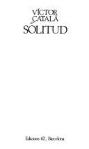 Cover of: Solitud