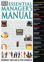 Essential manager's manual by Heller, Robert