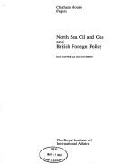 North Sea oil and gas and British foreign policy