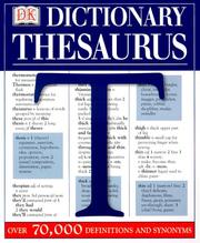 Cover of: DK Concise Dictionary/Thesaurus