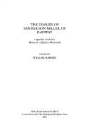 The diaries of Sanderson Miller of Radway : together with his memoir of James Menteath