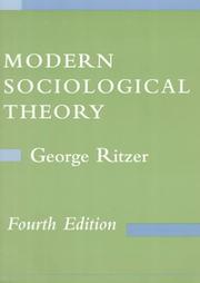 Modern Sociological Theory by George Ritzer
