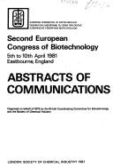 Abstracts of communications