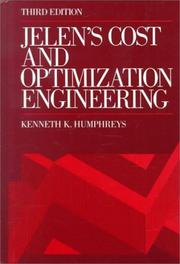 Cover of: Jelen's cost and optimization engineering.
