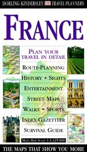Cover of: Eyewitness Travel Planner: France