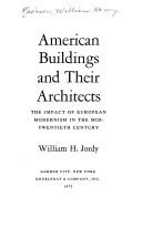 Cover of: American buildings and their architects