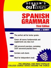 Schaum's outline of Spanish grammar