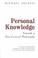Cover of: Personal knowledge