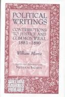 Political writings : contributions to Justice and Commonweal, 1883-1890