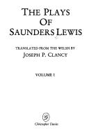 The plays of Saunders Lewis