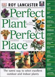 Cover of: Perfect plant, perfect place