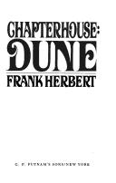 Cover of: Chapter house, Dune