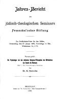 Die Psychologie bei den jüdischen Religions-Philosophen des Mittelalters von Saadia bis Maimuni by Saul Horovitz