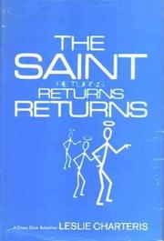 Cover of: The Saint Returns: In Two New Adventures from Television